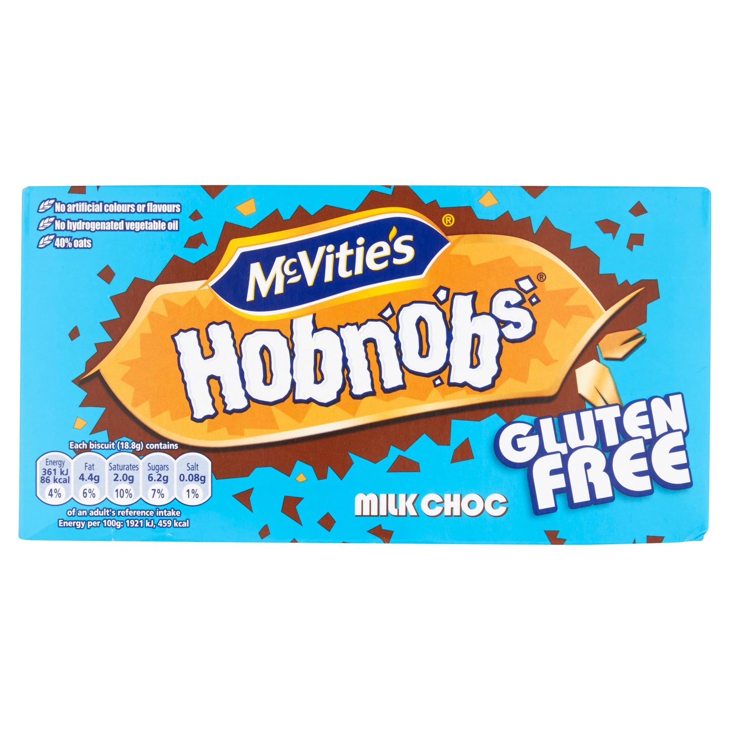 McVities Gluten Free Milk Chocolate Hobnobs Biscuits