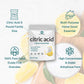 Citric Acid 6 Pounds | Fine Granular Powder, Food Grade, Bulk Supply – Potent Anhydrous Form – Versatile Flavor Enhancer, Preservative, Cleaning, & Homemade Bath  S – Additive Free, Non-Gmo
