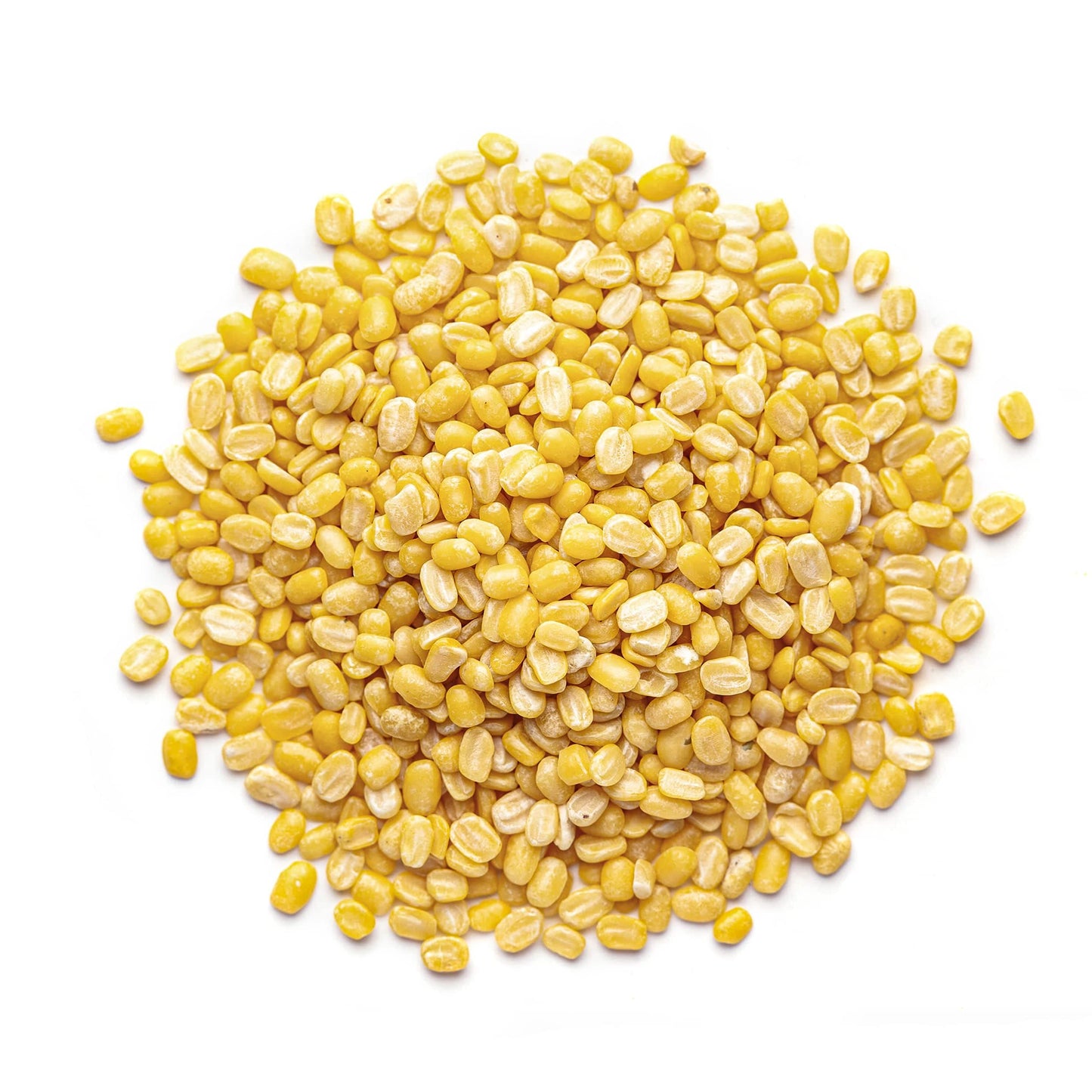 Food To Live Organic Yellow Mung Dal, 1 Pound - Non-Gmo, Peeled Split Mung Beans (Moong Dal). Ayurvedic Food. Easy To Cook. High