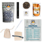 Fermentaholics Jun Kombucha Starter Kit - USDA Organic Jun SCOBY & Starter Tea - 5 Piece Set - Tan