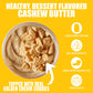 Fit Butters Golden Cream Cookie Cashew Butter Spread, Added Protein And Coconut Oil, Low Carb, Low Sugar, Complete Protein Desse