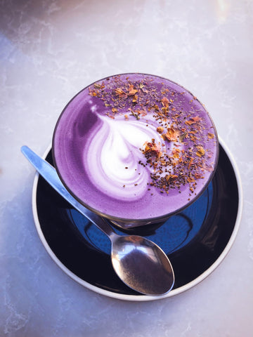 Purple Taro Powder - Naturally Dyes Food Purple/Violet - Net Weight: 2.65Oz / 75G - Violet Food Dye For Ice Cream, Frozen Yogurt