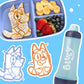 Whiskware Pancake Art Kit, 4.5 Cups, Plastic, Includes 1 Batter Bottle, 2 Silicone Molds, BlenderBall Whisk, Bluey and  card-style!