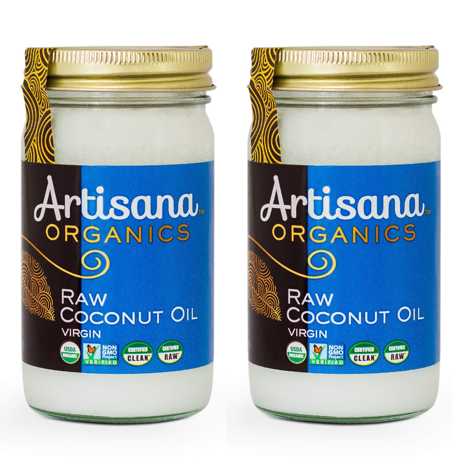 Artisana Organics Raw Virgin Coconut Oil (2 Pack (14 oz))