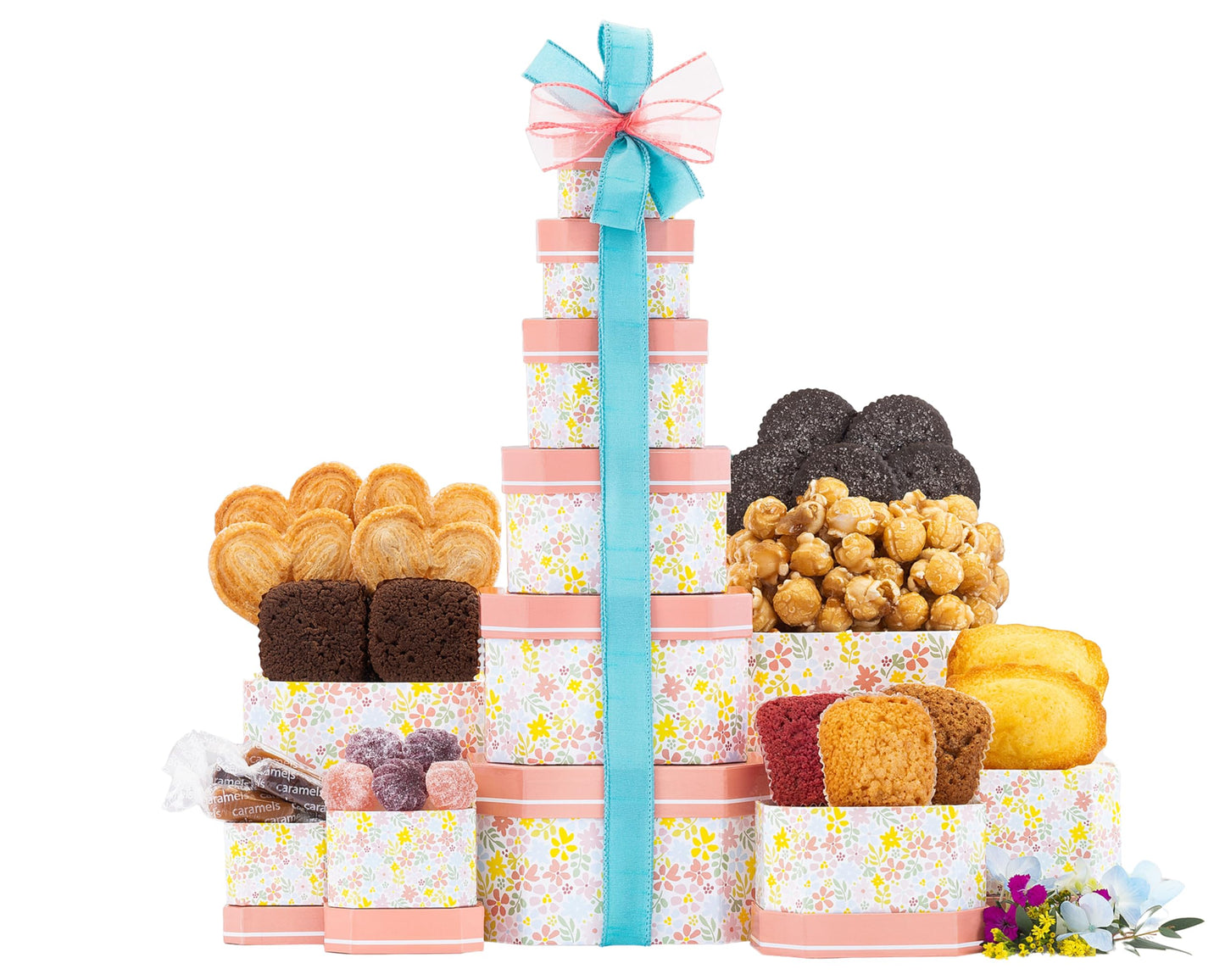 Wine Country Gift Baskets Celebration Gift Tower 15 Piece Set Model 513