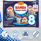 Osem Bamba Peanut Snacks for the Family - All Natural Peanut Puffs (Pack of 8) 0.7oz bags - Only 4 Ingredients - Peanut Butter P