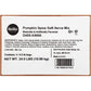 Frostline Pumpkin Spice Soft Serve Mix, 96 Ounce - Delicious Seasonal Flavor for Ice Cream Machines