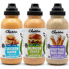 Chosen Foods Dip & Drizzle Sauces Variety Pack - Burger, Chicken, Everything Bagel Sauces - 3-Pack - 23.8 cm