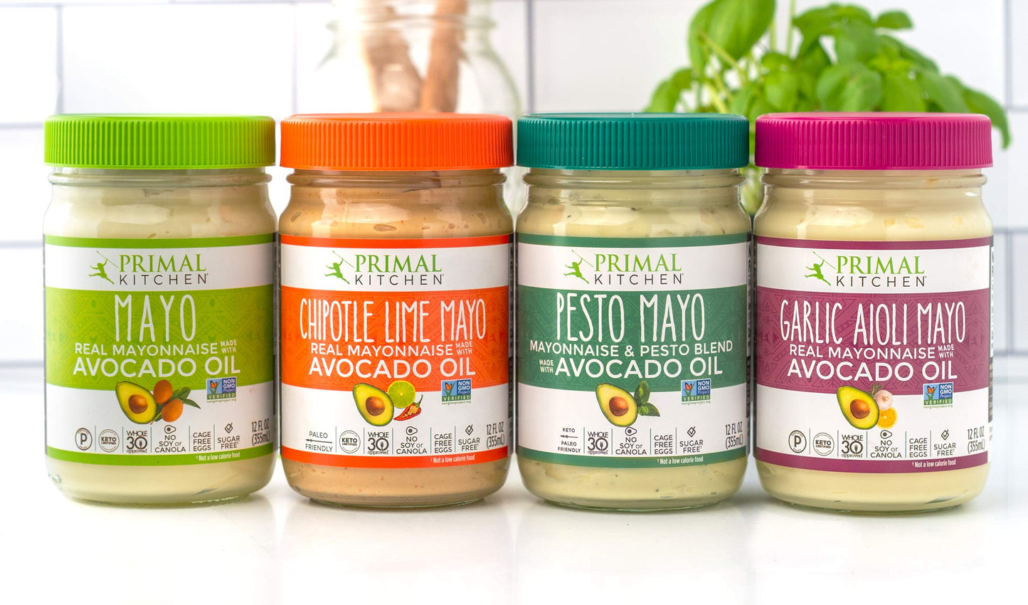 Primal Kitchen Mayo made with Avocado Oil, Whole30 Approved, Certified Paleo, and Keto Certified, 24 Ounces