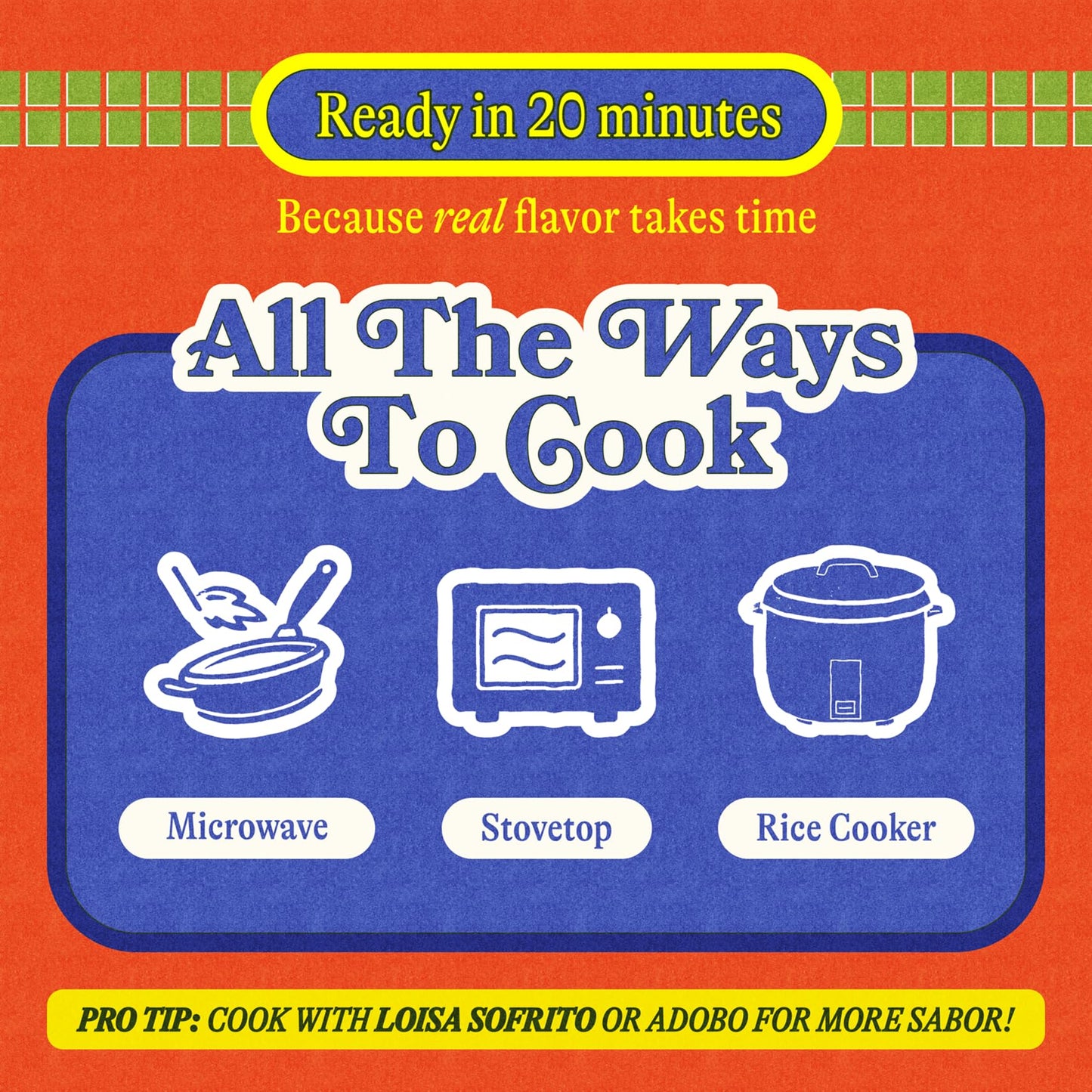 Loisa Premium Latin Rice & Beans, Premium Latin Rice, Non-Gmo, No Msg, No Artificial Flavors, No Artificial Colors, Organic Spic