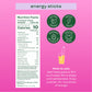 Bloom Nutrition Energy Drink Powder Packets  Sugar Free Energy Drink Mix with L-Theanine  B Vitamins & Natural Caffeine  On the Go Powder Sticks for Natural Energy  10 Calories (10 Pouches (Pack of 1)  Raspberry Lemonade)