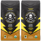 Death Wish Coffee - Light Roast Whole Bean Coffee, Organic and Fair Trade (2 pack)