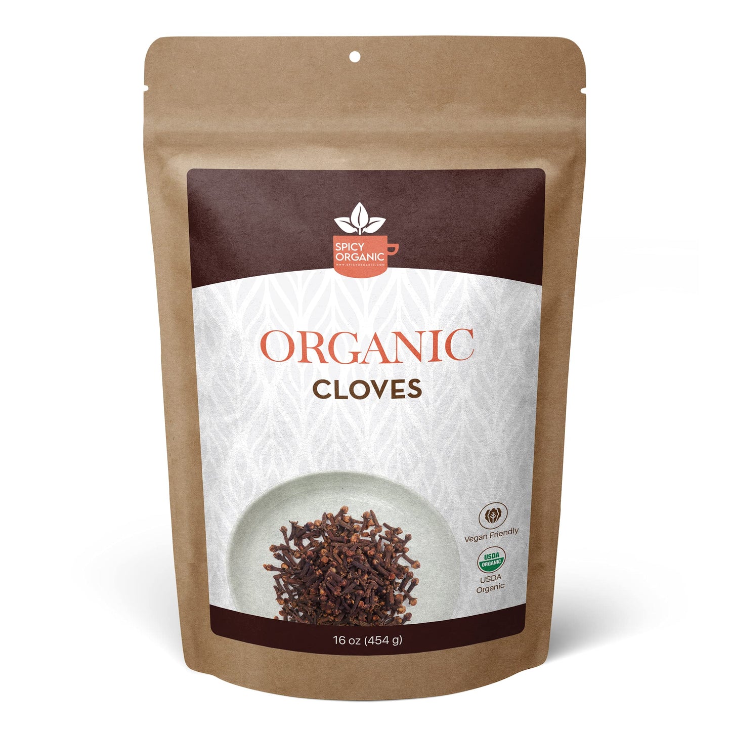 Spicy Organic Cloves Whole - 100% Pure Usda Organic - Non-Gmo, Keto Friendly, Non-Irradiated Fresh Clove Seed Spice - 16 Oz