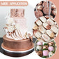 DecorRom Edible Glitter Spray - 0.75 oz Rose Gold Luster Dust for Cake Decorating and Drinks