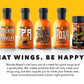 Blonde Beards Buffalo Sauce Chicken & Waffles (Mild/Medium) Spicy & Sweet - Great On Chicken Wings - Maple, Cayenne, Garlic, Butter - Gluten Free, Healthy, Natural (12 Fl Oz)