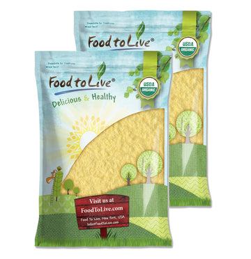 Food to Live Organic Millet Flour, 16 Pounds Non-GMO, Kosher, Vegan, Stone Ground, Unbleached, Unbromated, Bulk, Product of the 