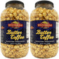 Stonehedge Farms Butter Toffee Flavored Popcorn Barrel - 2 Pack - 32 Ounces Each - Made In The Usa - Gluten Free