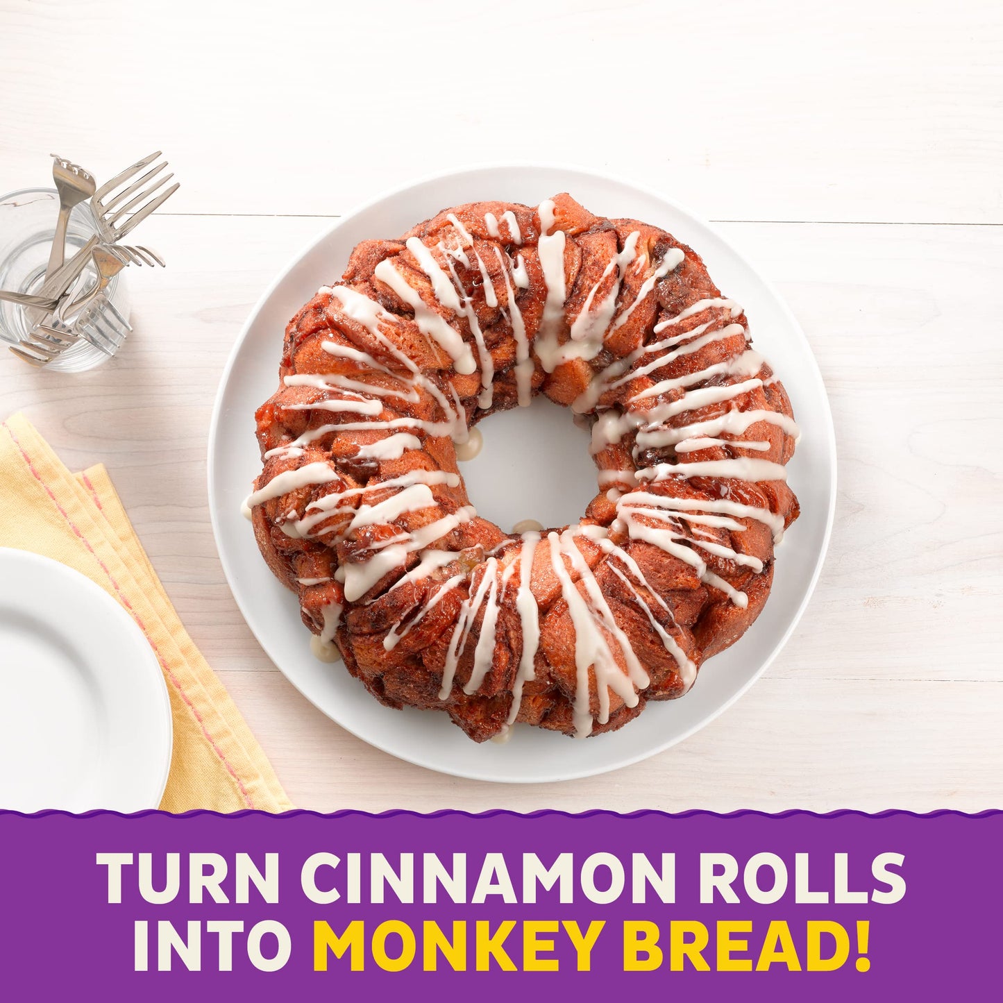 Annies Organic Cinnamon Rolls with Icing, Refrigerated Dough, 5 Rolls, 17.5 oz