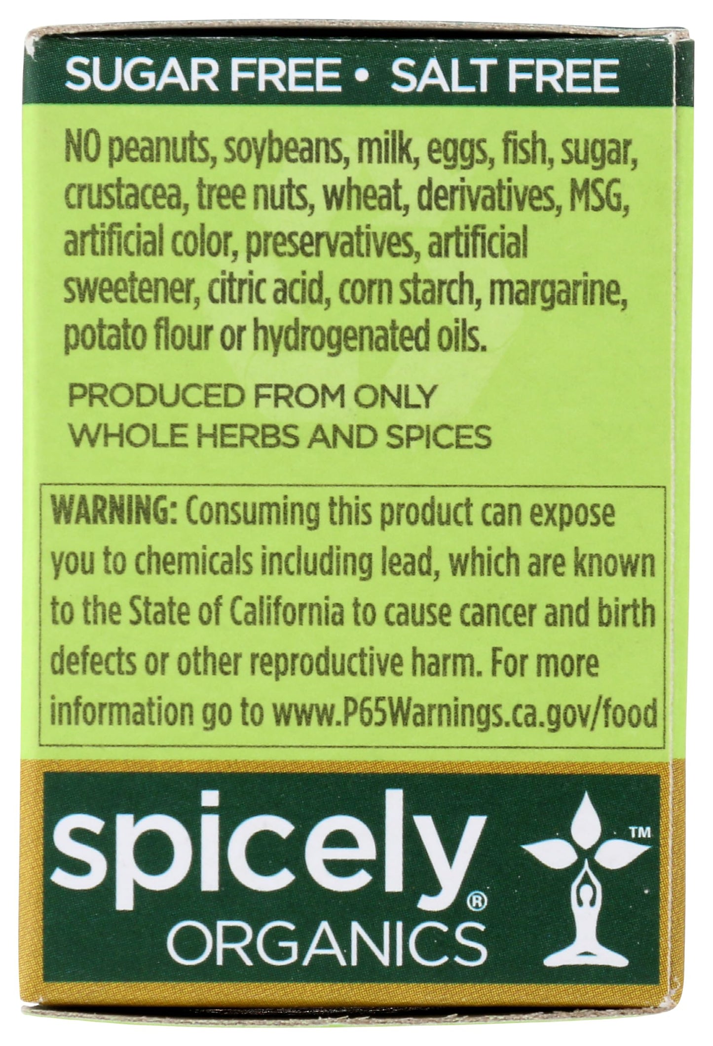 Spicely Organic Herbs De Provence Seasoning 0.1 Oz Certified Gluten-Free