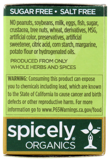 Spicely Organic Herbs De Provence Seasoning 0.1 Oz Certified Gluten-Free