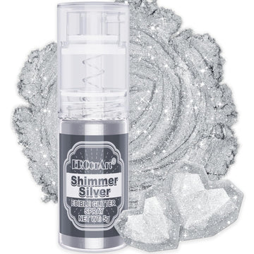 Edible Glitter Spray - ERCorArt 5g Metallic Luster Dust Edible, Shimmering Cake Glitter Spray for Drinks, Cake Decorations, Fond