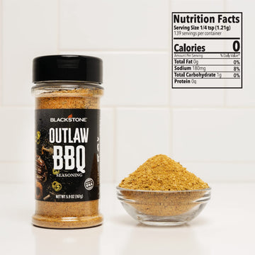 Blackstone 4160 Outlaw Bbq Powder For Beef, Poulty, Pork, Chicken, Fries, Steaks Tasty Spices With Sweetness And Citrus, All-Pur