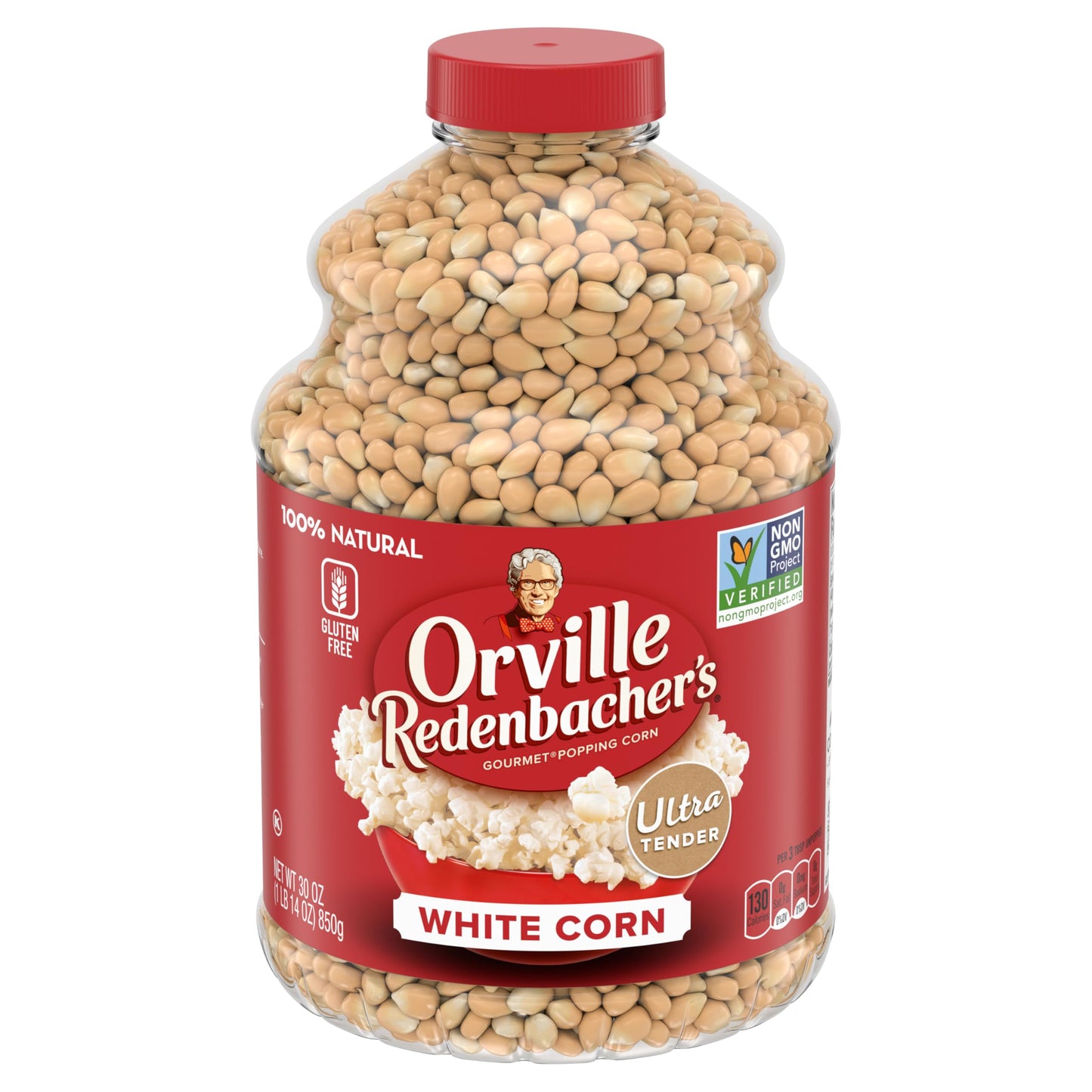 Orville Redenbachers Original Gourmet White Popcorn Kernels  30 oz