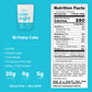 Oats Overnight Birthday Cake Overnight Oats, 20g Protein, 5g Fiber, Gluten Free, 2.7 oz (Pack of 8)