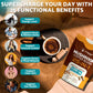 WELLNESS LABS  Mushroom Coffee Instant Coffee, 25-in-1, Keto Friendly, 90 Servings, 6.35 Ounce