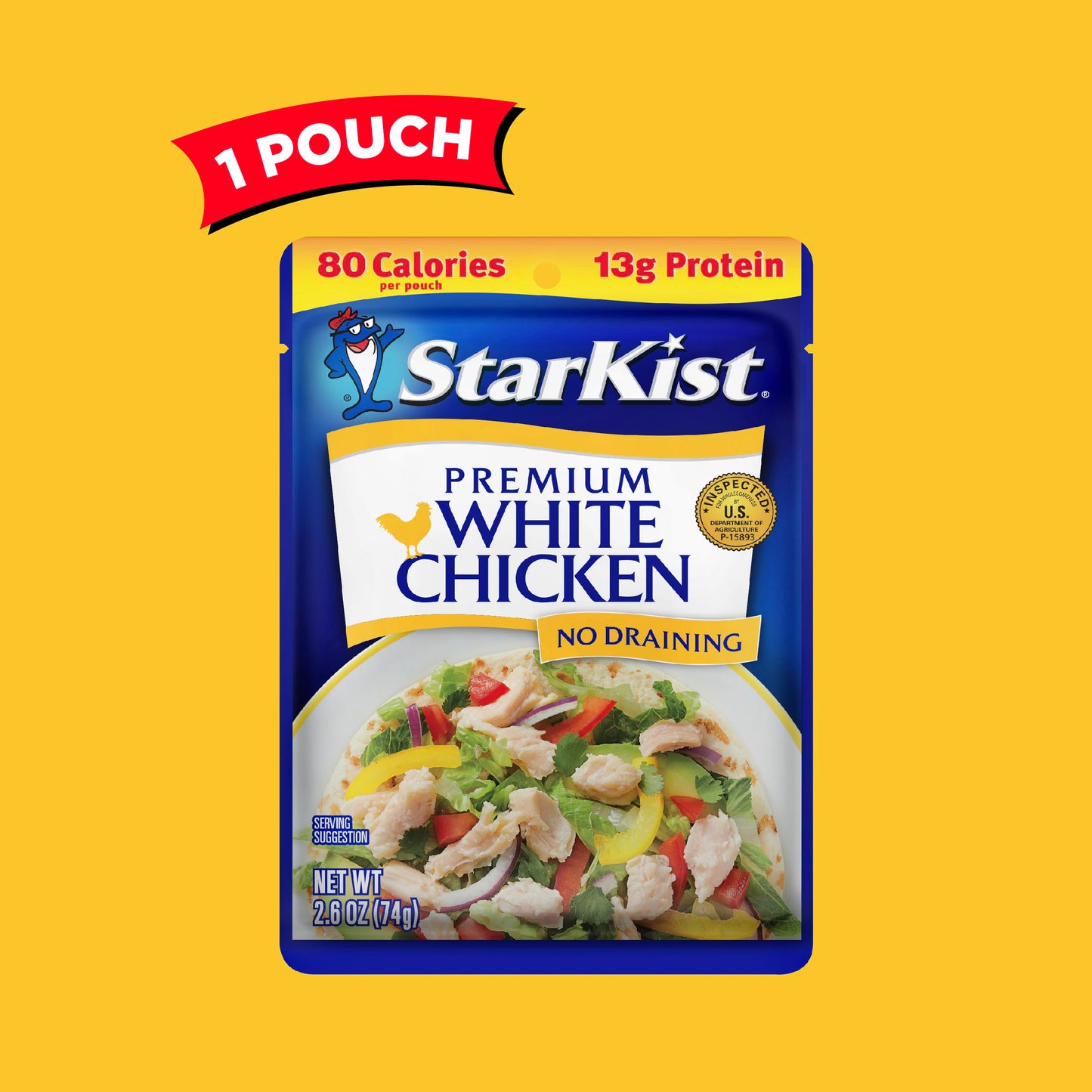 StarKist Premium White Chicken Pouch - 2.6 oz - Pack of 1