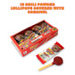 Zumba Rica Chamoy Chili Powder Lollipop 12pcs - Chamoy Lollipops with Chili Powder Cover with Caramel - Mexican Lollipop - Chamo