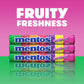 Mentos Chewy Mint Candy Roll, Rainbow, Non Melting, Party, 14 Pieces (Bulk Pack Of 15)