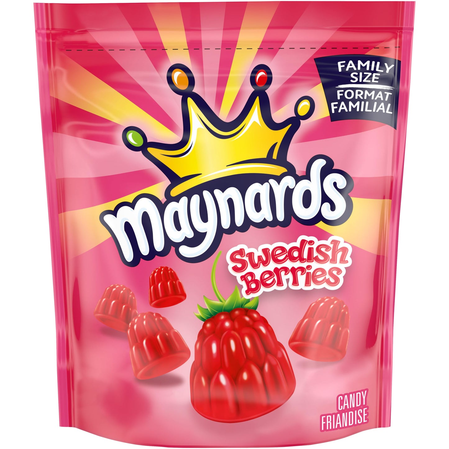 Maynards Swedish Berries Candy Family Size 816G/28.7Oz {Imported From Canada}