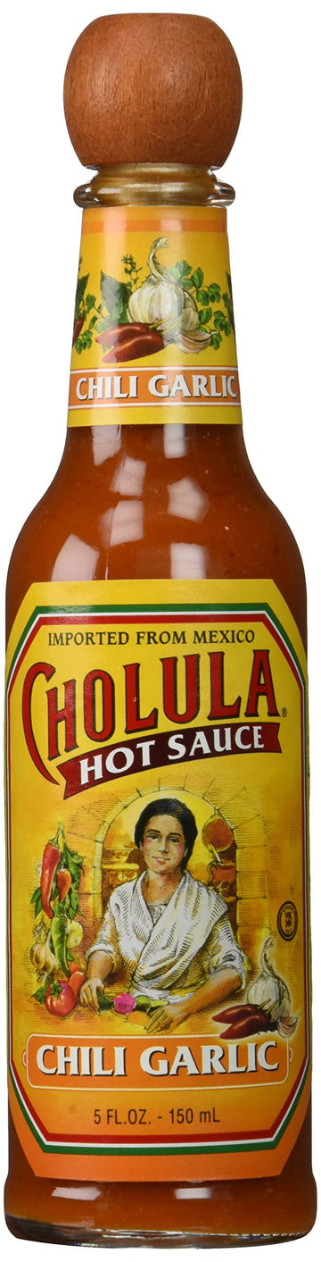 Cholula Chili garlic Hot Sauce, 5 Fl Oz (Pack of 3)