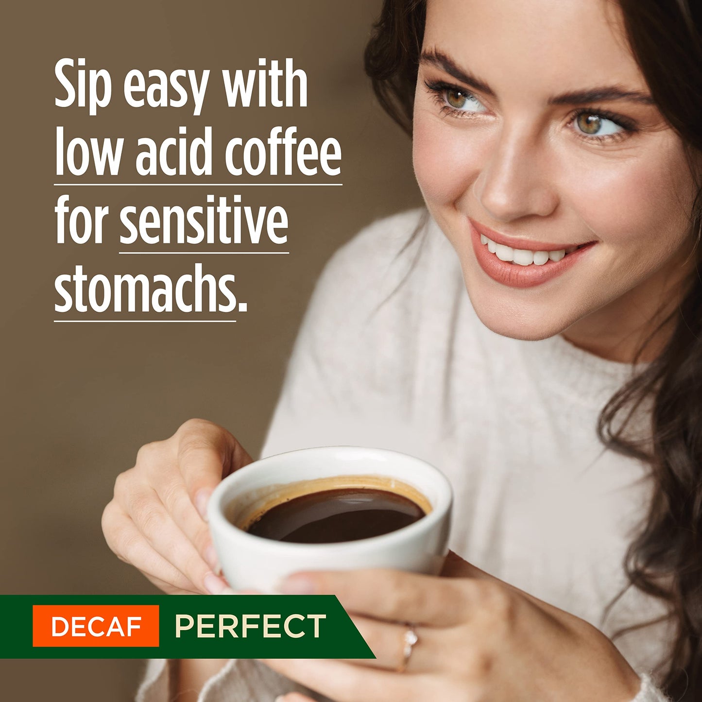 VitaCup Organic Decaf Coffee Pods, Low Acid, Guatemala Single Origin, 64 Count, Compatible with Keurig K-Cup malt-inspired