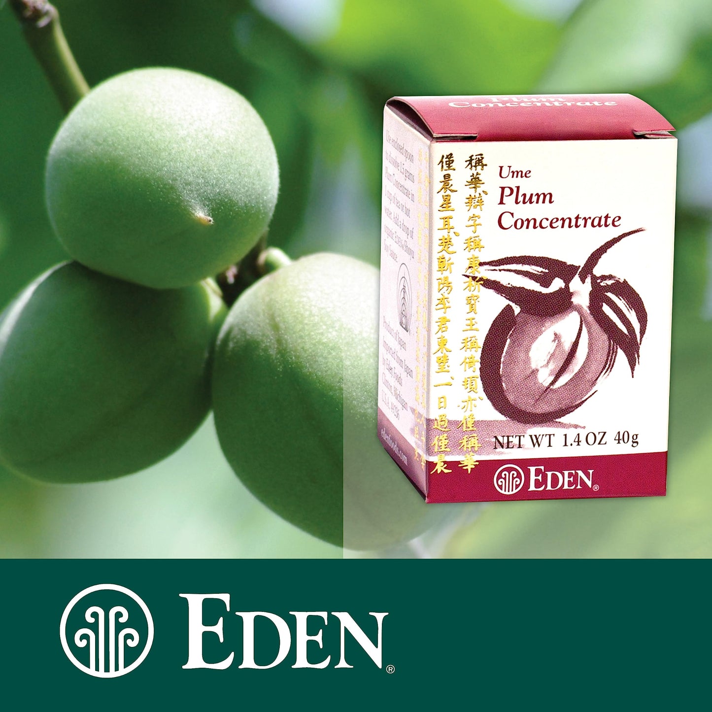 Eden Ume Plum Concentrate, 1.4 Oz, Bainiku Ekisu