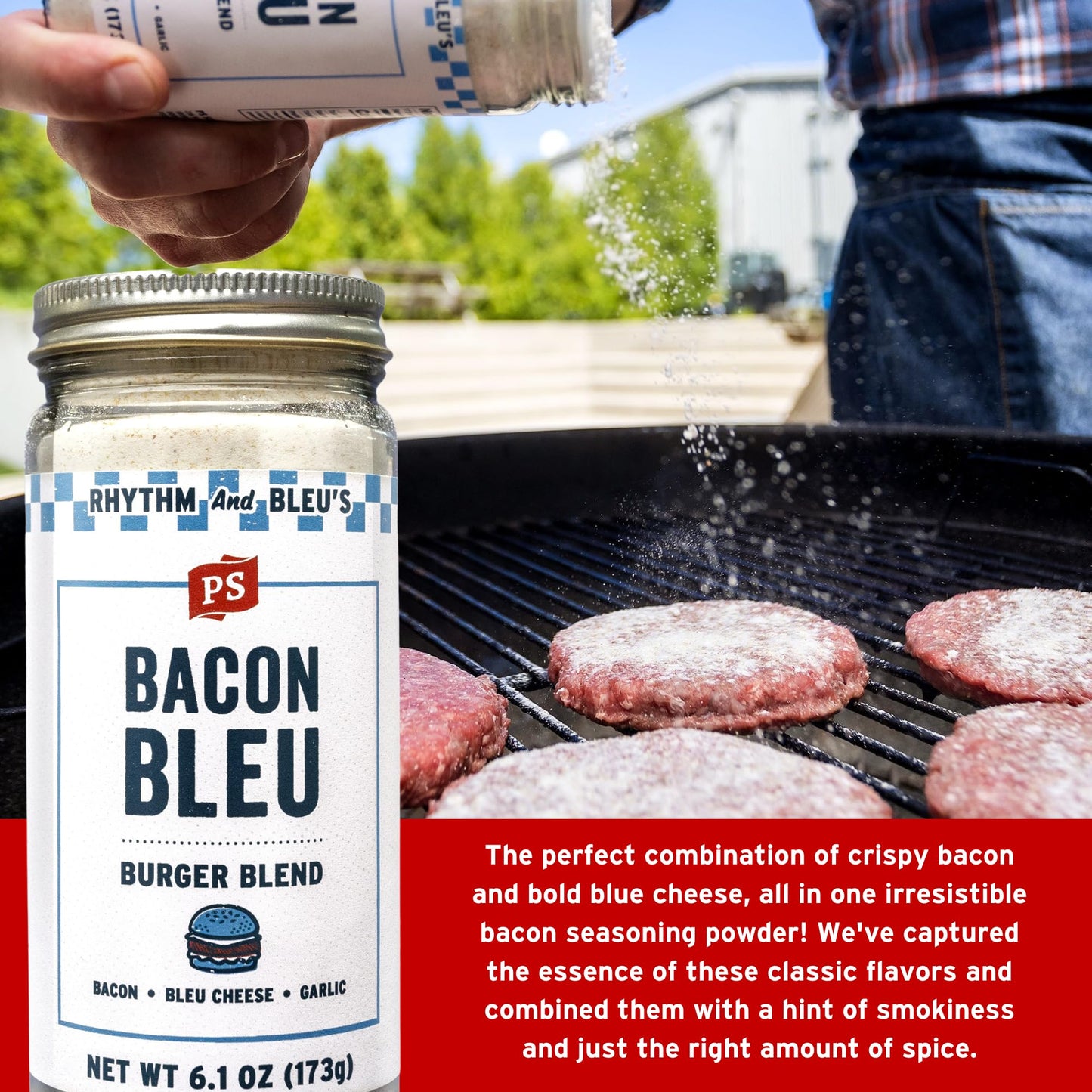 Ps Seasoning Burger Box - The Works, Backyard, Umami Butter, Bacon Bleu - Burger Seasoning And Bbq Rub - Smash Burger And Steak