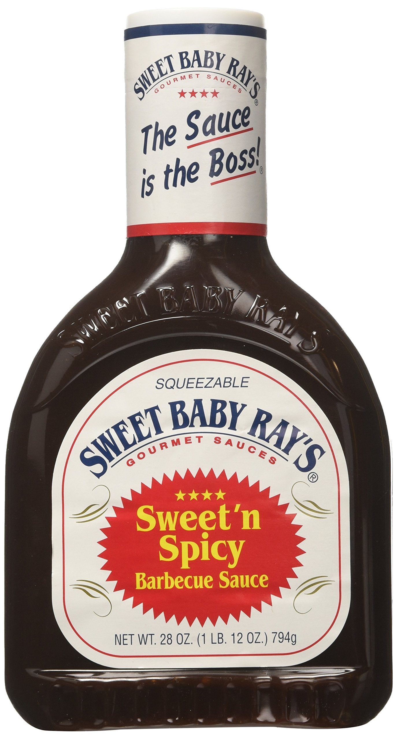 Sweet Baby Ray's Sweet 'n Spicy Barbecue Sauce 28 Ounce (2 pack)
