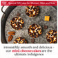Davids Cookies Turtle Chocolate Pecan Mini Cheesecakes - 6 Gourmet   - 26.4 oz - Pack of 1