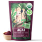 NaturaleBio Acai Powder Organic 4oz - Freeze Dried - Pure Organic Acai Berry Powder (Freeze-Dried) from Brazil, Dried, Raw Food 