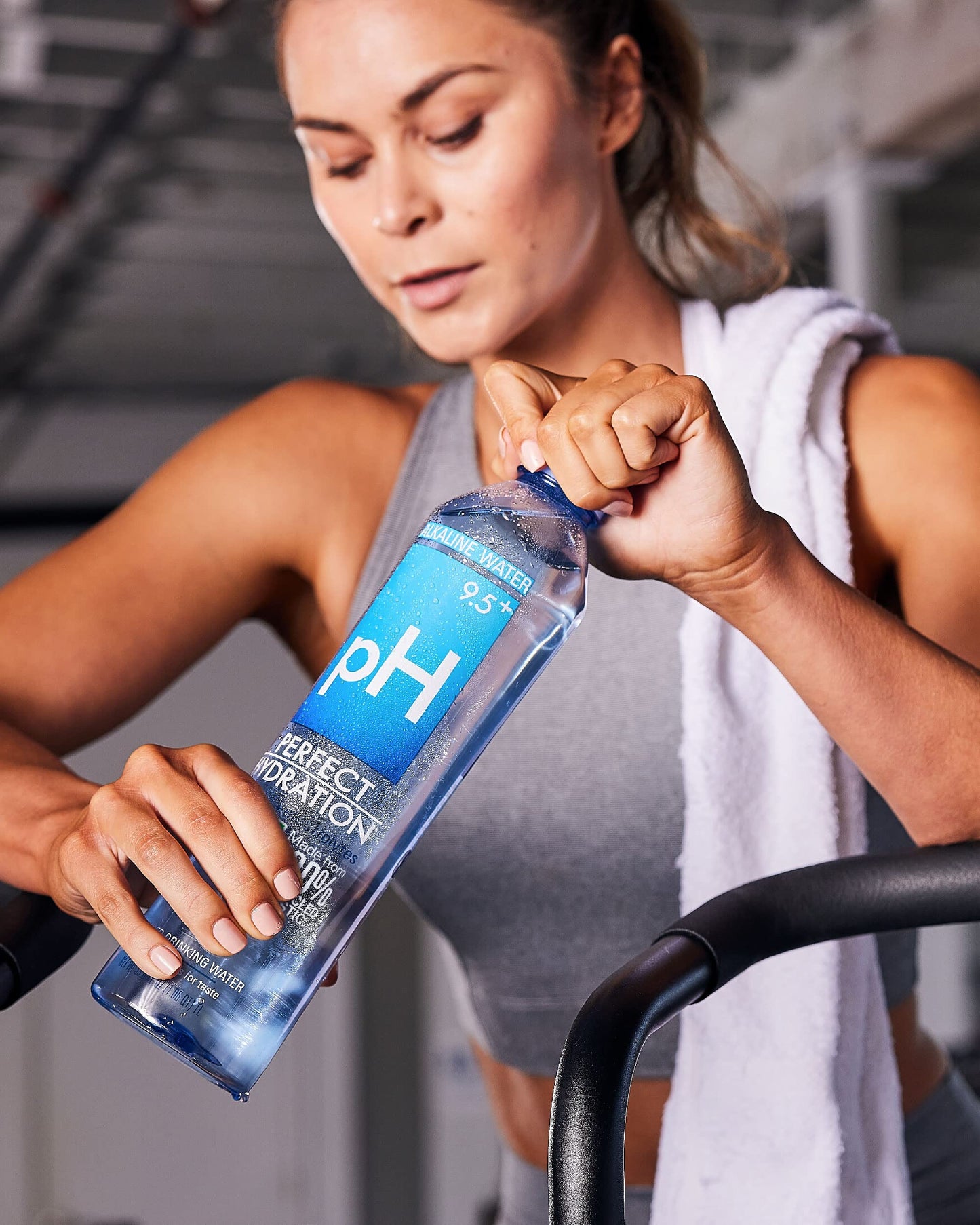 Perfect Hydration 9.5+ pH Alkaline Drinking Water, 1-Liter Bottle, Case of 12, 3 Cases