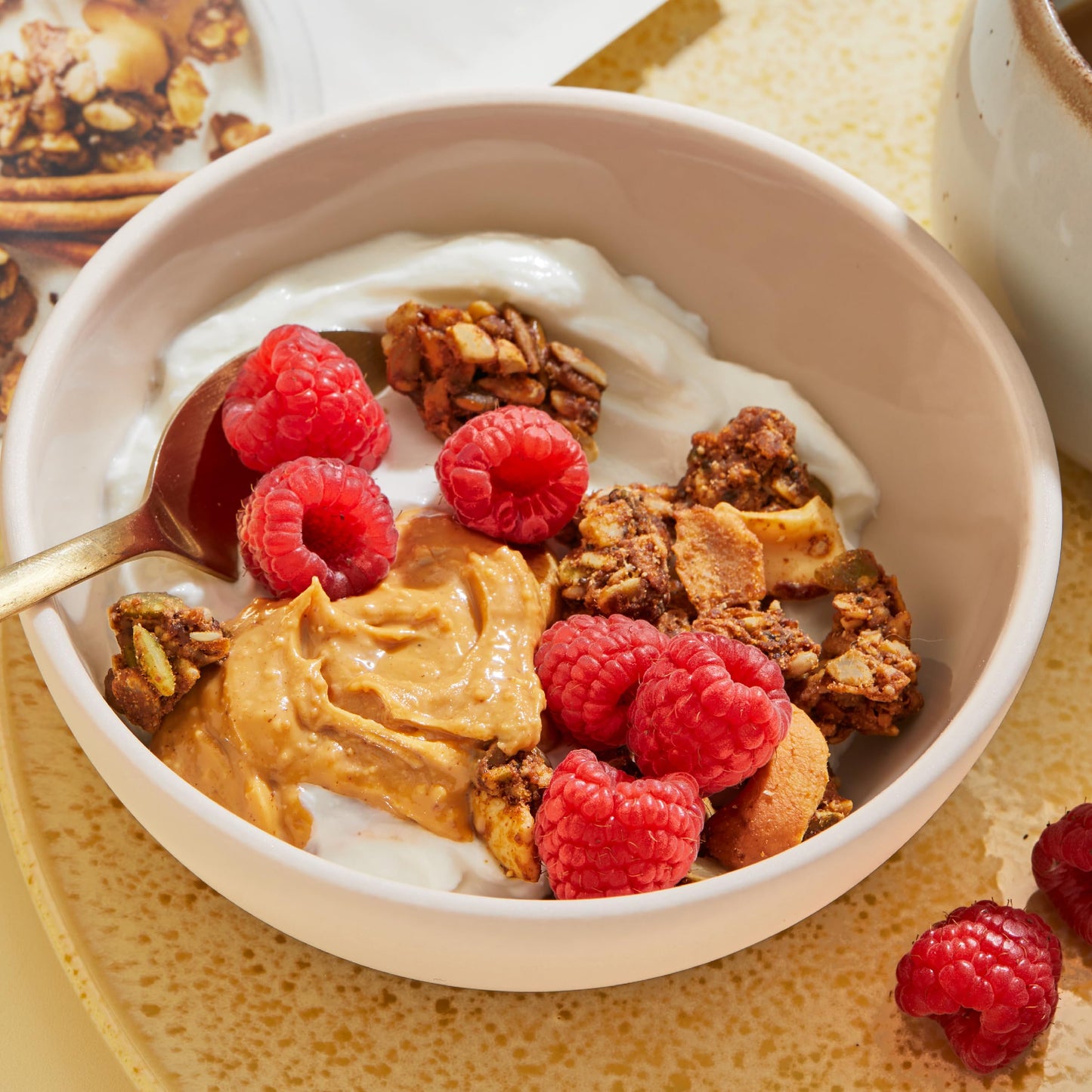 Purely Elizabeth, Cinnamon Peanut Butter, Keto Granola With Mct Oil, Grain-Free (3 Ct, 8Oz Bags)