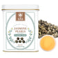 Tian Hu Shan Jasmine Tea Jasmine Dragon Pearls Green Tea Loose Leaf 4Oz (114G) Tin