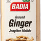 Badia Ground Ginger Powder, 12 Oz - Fresh, Aromatic, Ground Ginger Root, Gluten-Free
