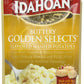 Idahoan Buttery Golden Selects Mashed Potatoes, Naturally Gluten-Free, 100% Real Idaho Potatoes, 4 servings per bag, 4.1 ounce (