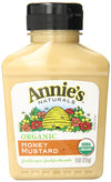 Annies Naturals Organic Mustard, Honey, 9 Ounce (Pack of 12)