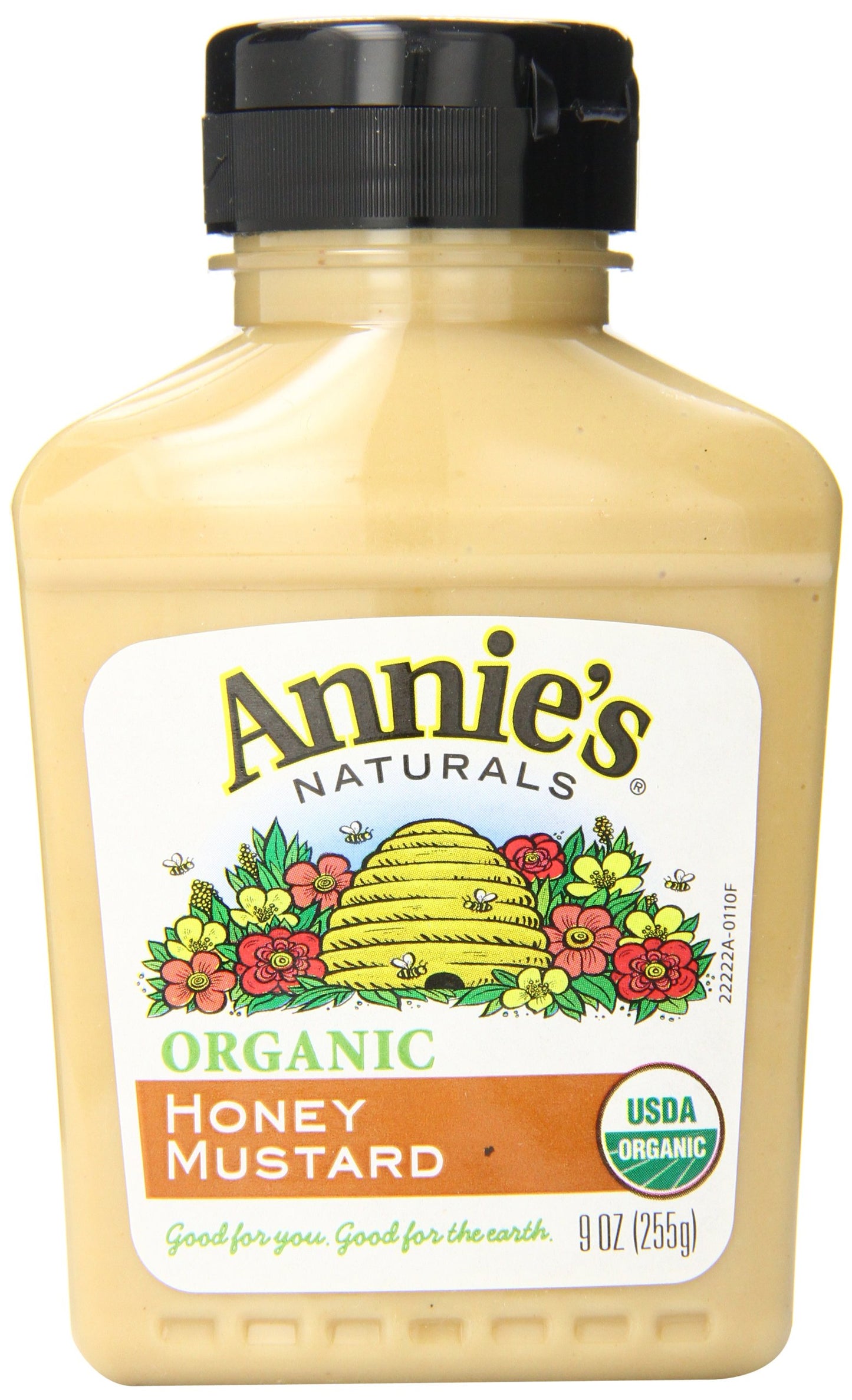 Annies Naturals Organic Mustard, Honey, 9 Ounce (Pack of 12)
