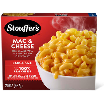 Stouffers Large Size Macaroni Cheese Frozen Meal