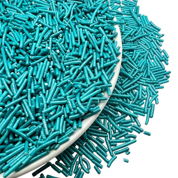 Se Si&Moos Blue Jimmies Sprinkles Blue Sprinkles For Cake Decorating Edible Crunchy Jimmies For Topping Ice Cream, Cookies, Cake