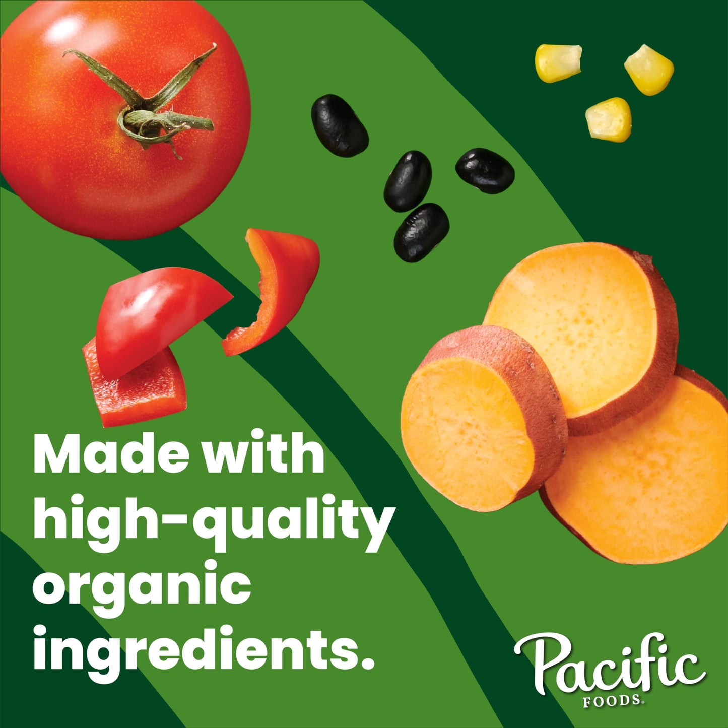 Pacific Foods Organic Black Bean Chili, Plant-Based, 16.5 oz Can - Healthy, Delicious Meal Option, Vegan, Gluten-Free